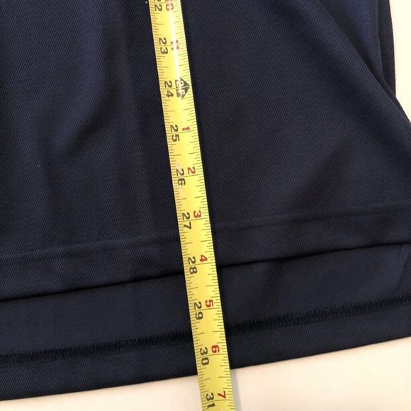 Adidas Mens Climalite Golf Polo Shirt Blue First Alert Storm Team 5 M New - Picture 8 of 8